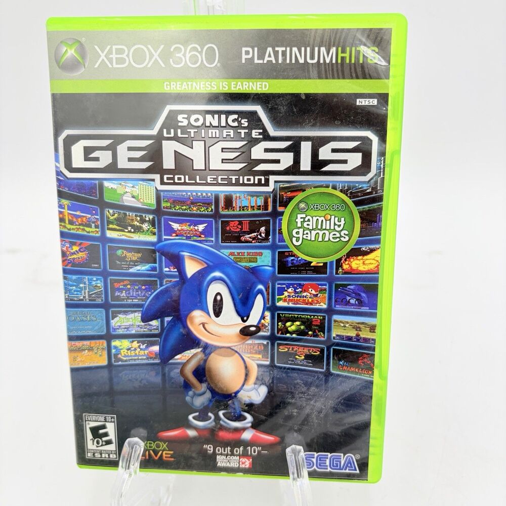 Sonic's Ultimate Genesis Collection (Xbox 360) manual Tested Working